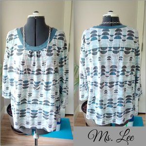 Ms. Lee 3/4 Sleeved Tee